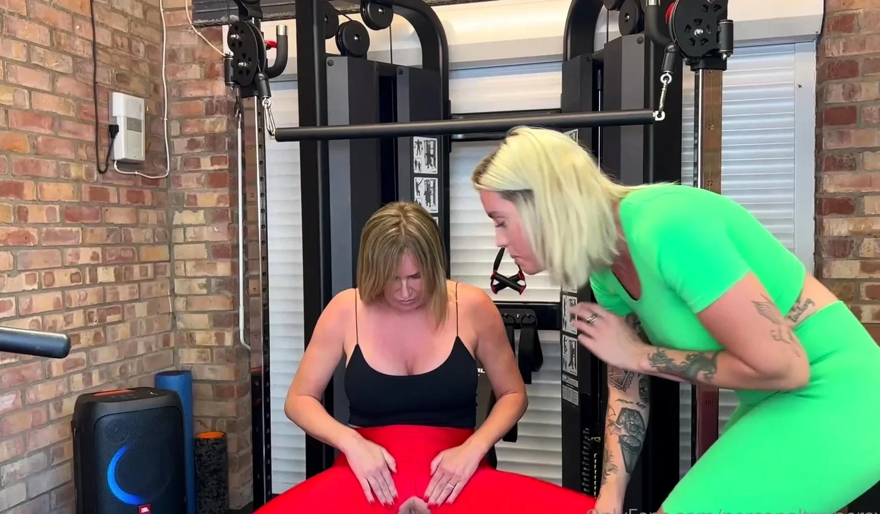Pussy toying blonde fetish lesbians piss on each other