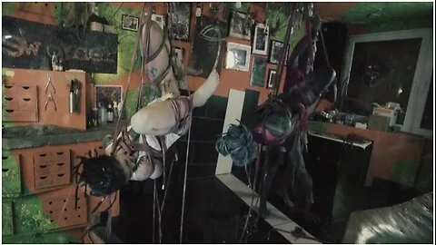 Shibari Fun - Cute Dreadlocks Girls Anuskatzz + Valkyriz Getting Tied Up Bondage Bdsm